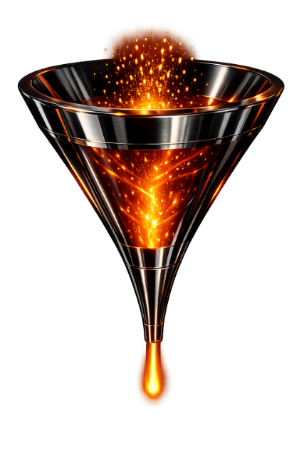 Funil 3D — Fluxo de Leads Outside Ads